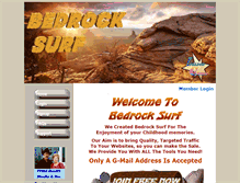 Tablet Screenshot of bedrocksurf.com